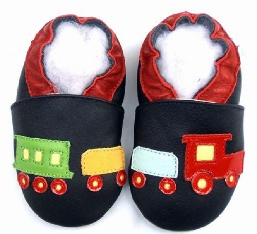 Chaussons cuir souple - en,