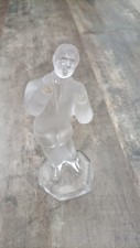 Saint‑Louis – Sculpture en Cristal – Musicien de Jazz – Signée – Rare – À Restau