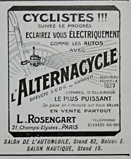 PUBLICITÉ 1925 ALTERNACYCLE