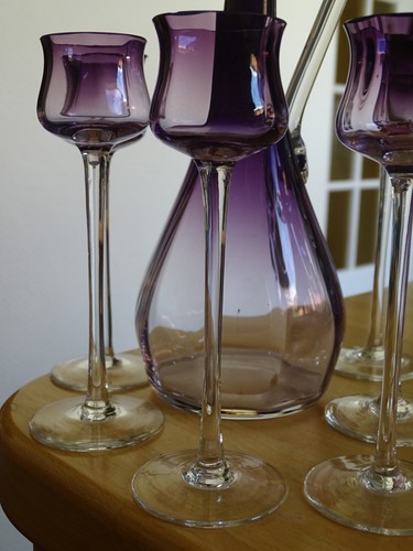 Moser ancien service verres - moser, a