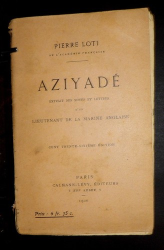Aziyadé pierre loti - pierre,