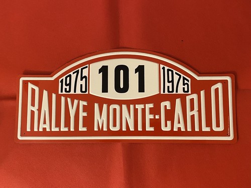 Automobilia plaque rallye - automobilia,