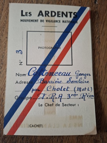 Rare carte identite ffi - carte,