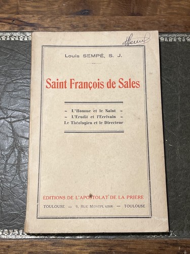 Livre saint françois - de, sales
