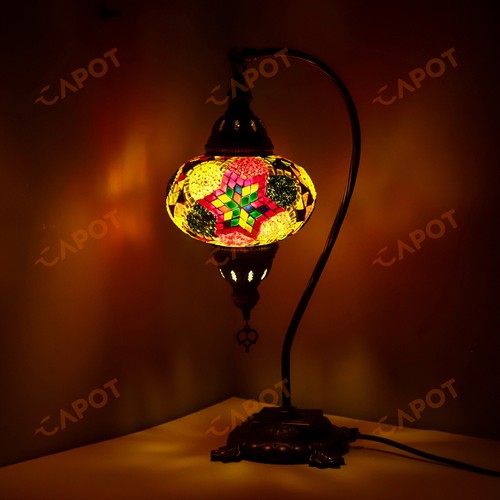 Lampe table mosaïque - lampe,