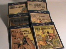 lot 6 romans pour la jeunesse(ancien)1936et1937 ED F ROUFF PARIS