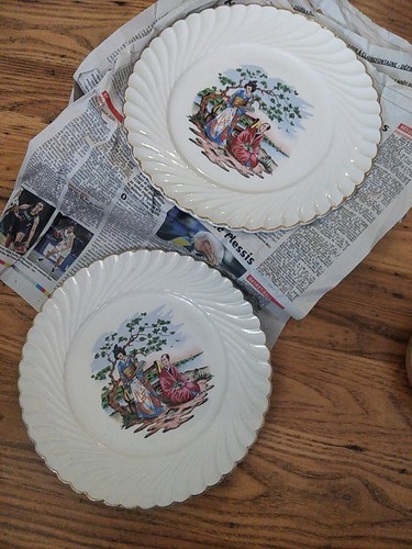 Plat faience de - en,