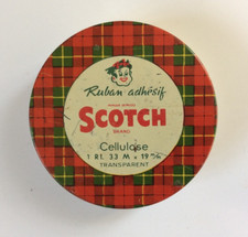 Boîte ancienne vide : Ruban adhésif SCOTCH