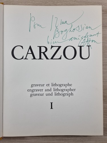 Carzou graveur lithographe - graveur, et