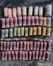 68 bigoudis rouleaux anciens + 40 épingles Métal+Épingles Plastique à Rouleaux
