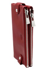 KATANA Grand compagnon porte chéquier femme en cuir lisse réf 553118 (3 coul.dis