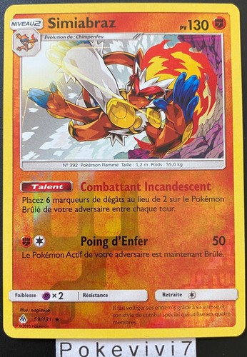 Carte pokemon simiabraz 131 - carte,