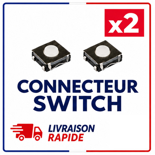 Switch bouton pour clé - 2x,
