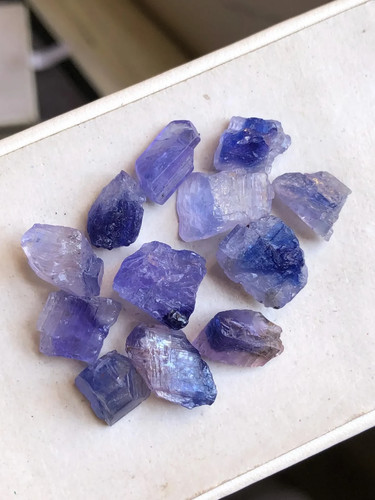 Naturel bicolore tanzanite - bicolore,