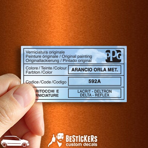 Autocollant étiquette