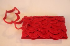 Passementerie , galon ,ancien ,ruban , mercerie , rouge