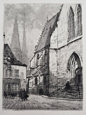 Eau forte Joanny Drevet 