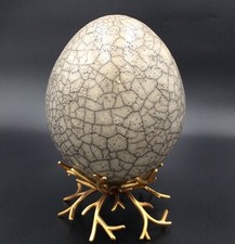 Oeuf d'Autruche en RAKU