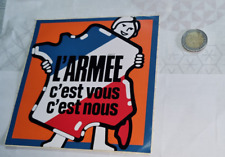 Autocollant/Sticker L ARMEE Cest vous C est nous