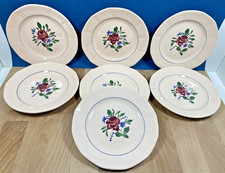 7 anciennes assiettes Digoin