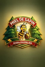 Lot de 3 pots de 1kg Miel de