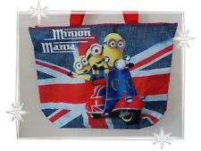  - Sac Enduit Minion Mania  Drapeau Anglais Vespa   Neuf 