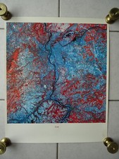 Rare Affiche Lyon Photogravure