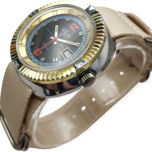 Clyda jumbo date 43mm 1970s - clyda,