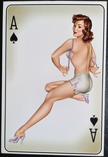 Carte postale Michael Landefeld - Pin Up "Ace of Spades" - Excellent état