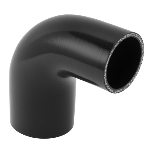 Coude silicone 70mm noir - silicone,