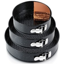 Moule gâteau granit moule démontable pâtisserie 28 / 24 / 20 cm 3 pièces