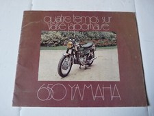 650 YAMAHA 160 GUZZI Stornello  Prospectus Catalogue Brochure Moto