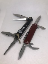 Rare folding knives multi Tools Kaufman K55K Solingen Germany Lot=2