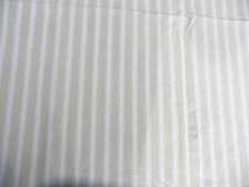 ancienne toile à matelas en métis  à décors de rayures 0,84 m x 2,50 m