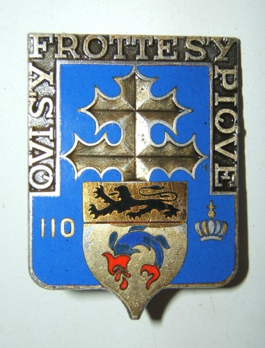 Insigne 110 regiment - insigne, 110°