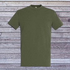 T-shirt vert armée (100% coton)