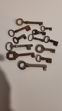 Lot 12 anciennes clés, clefs de meuble,commode,serrure coffre, petites à moyenne