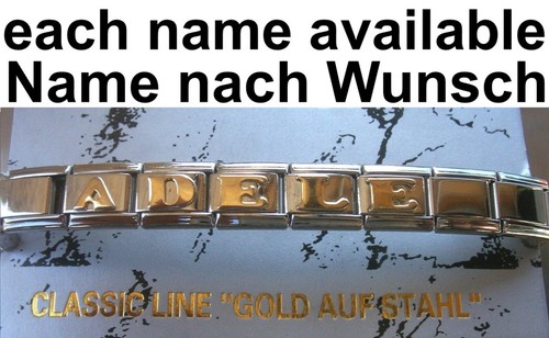 Bracelet acier plaqué or - bracelet,