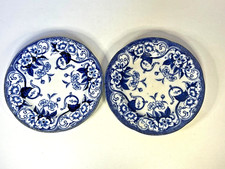 CREIL ET MONTEREAU MODELE FLORA 2 ASSIETTES XIXème diam 23cm