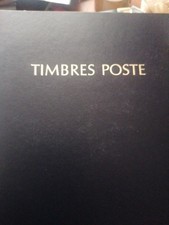 Classeur à feuilles mobiles  avec 20 feuilles soit 40 pages de timbres