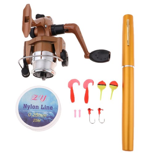 Mini canne pêche stylo - pêche,