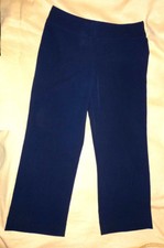 Pantacourt  bleu marine droit