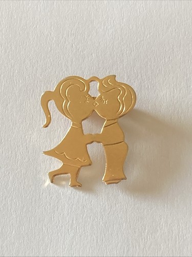 Broche vintage les amoureux - vintage, amoureux"