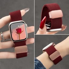 Bracelet Magnétique en Nylon pour Apple Watch Band, 45mm, 46mm, 42mm, 44mm, 49mm