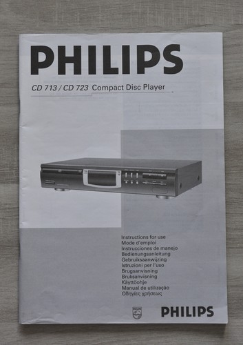 Philips 712 723 manuel - cd,
