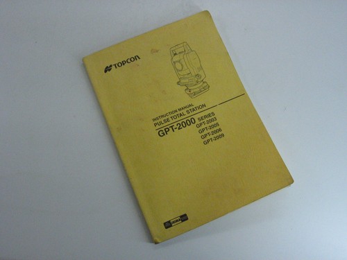 Topcon instructions manuel - topcon,