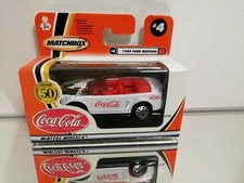 MATCHBOX FORD MUSTANG CABRIOLET COCA COLA 1999 EN BOITE