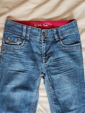 Jean trompette taille basse Cache Cache 36 vintage