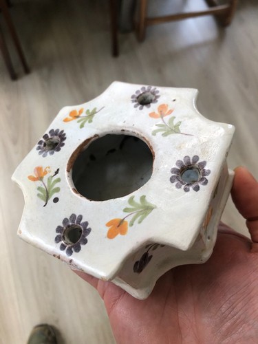 Ancien encrier faience