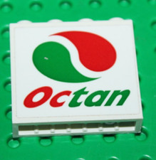 1 x Lego White Panel Brick